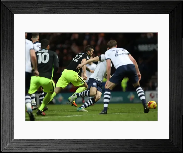 Framed Print : 14Jan17: Sky Bet Championship Clash - Preston North End vs. Brighton and Hove Albion at Deepdale Framed Print : 14Jan17: Sky Bet Championship Clash - Preston North End vs. Brighton and Hove Albion at Deepdale