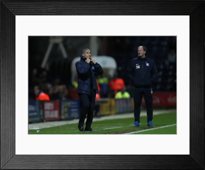 Framed Print : 14Jan17: EFL Sky Bet Championship Clash - Preston North End vs Brighton and Hove Albion at Deepdale Framed Print : 14Jan17: EFL Sky Bet Championship Clash - Preston North End vs Brighton and Hove Albion at Deepdale