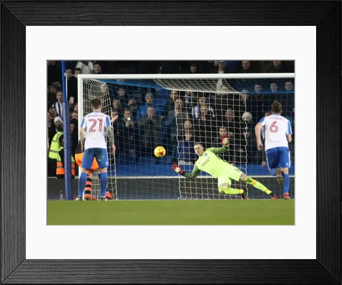 Framed Print : Intense Championship Showdown: Brighton & Hove Albion vs. Sheffield Wednesday (January 2017)