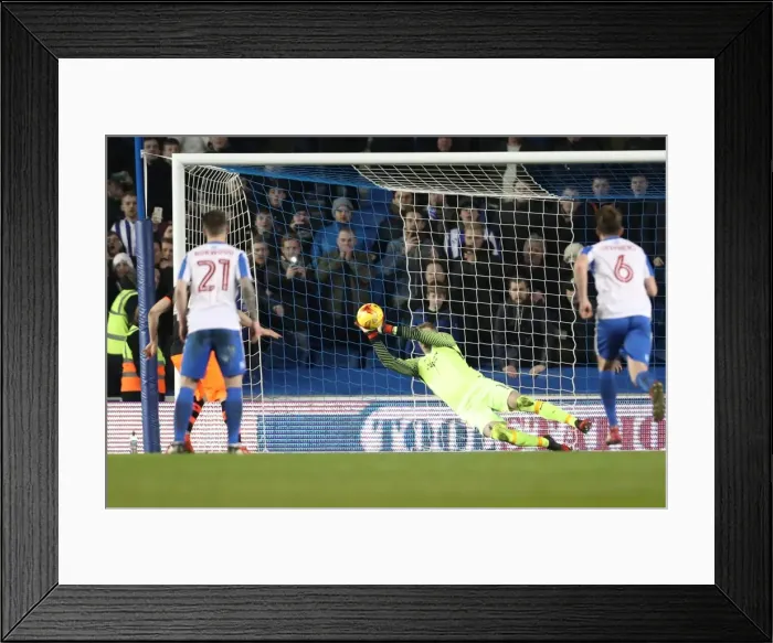 Framed Print : Intense Championship Showdown: Brighton and Hove Albion vs. Sheffield Wednesday (January 2017)