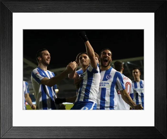 Framed Print : Intense Championship Showdown: Brighton and Hove Albion vs. Sheffield Wednesday (January 2017) Framed Print : Intense Championship Showdown: Brighton and Hove Albion vs. Sheffield Wednesday (January 2017)