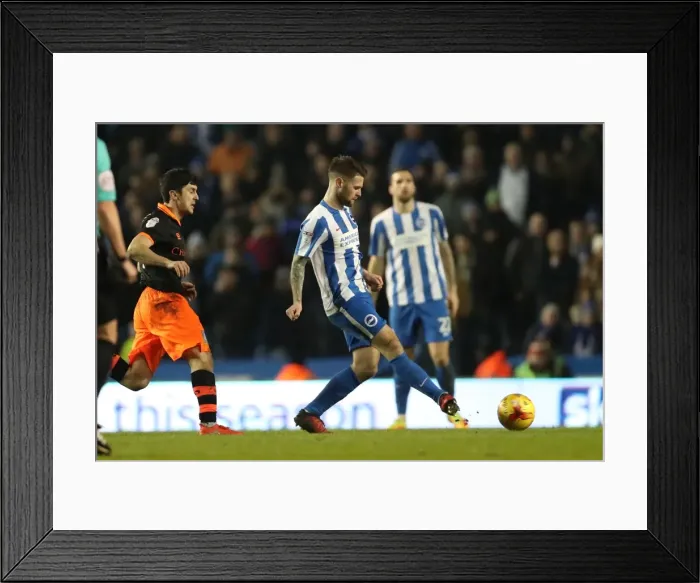 Framed Print : Intense Championship Showdown: Brighton and Hove Albion vs. Sheffield Wednesday (January 2017)