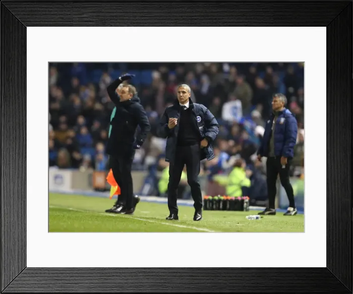 Framed Print : Intense Championship Showdown: Brighton & Hove Albion vs. Sheffield Wednesday (January 2017) Framed Print : Intense Championship Showdown: Brighton & Hove Albion vs. Sheffield Wednesday (January 2017)