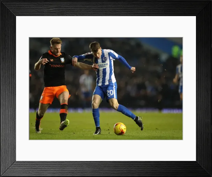 Framed Print : Intense Championship Showdown: Brighton and Hove Albion vs. Sheffield Wednesday (January 2017) Framed Print : Intense Championship Showdown: Brighton and Hove Albion vs. Sheffield Wednesday (January 2017)