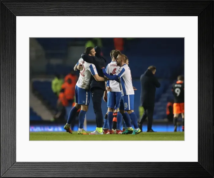 Framed Print : Intense Championship Showdown: Brighton & Hove Albion vs. Sheffield Wednesday (January 2017) Framed Print : Intense Championship Showdown: Brighton & Hove Albion vs. Sheffield Wednesday (January 2017)