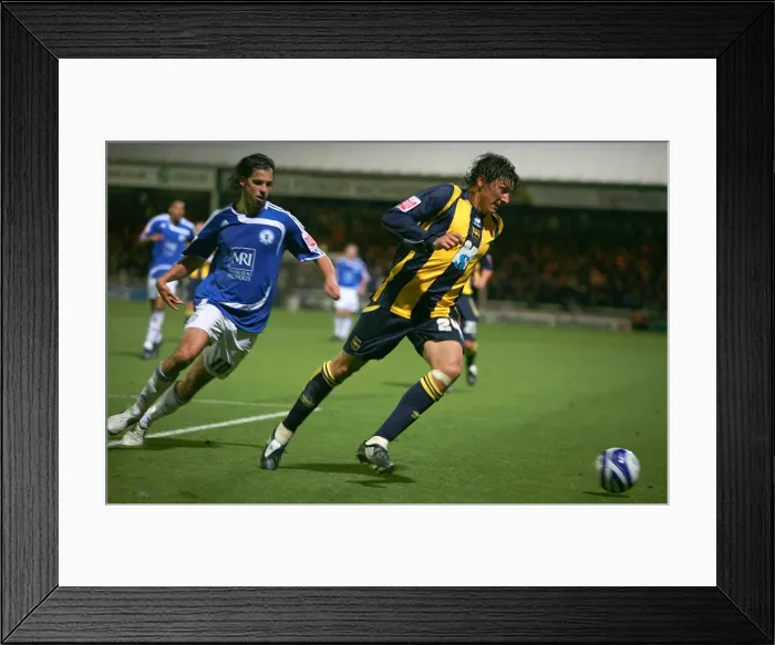 Framed Print : Brighton & Hove Albion 08-09 Away: Peterborough United