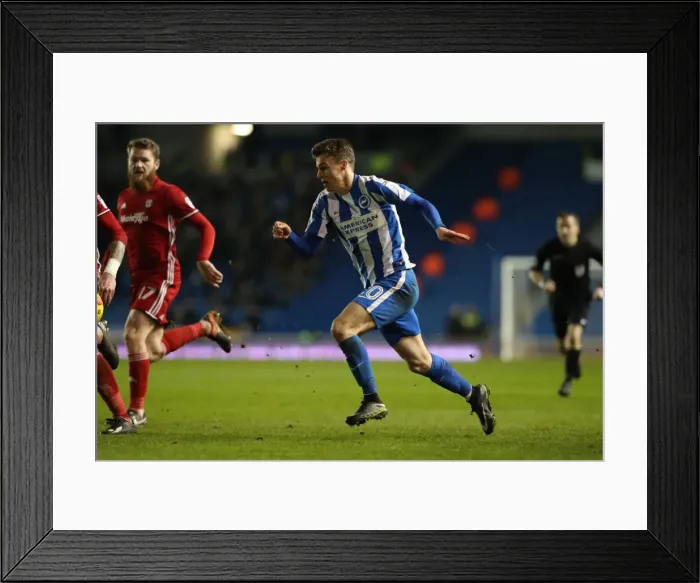 Framed Print : Intense Championship Showdown: Brighton and Hove Albion vs. Cardiff City (24Jan17) Framed Print : Intense Championship Showdown: Brighton and Hove Albion vs. Cardiff City (24Jan17)
