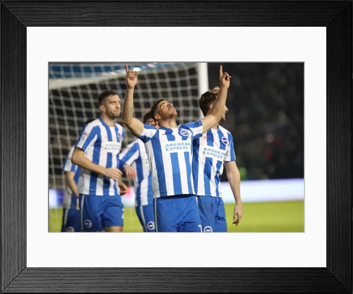Framed Print : Intense Championship Showdown: Brighton & Hove Albion vs. Cardiff City (24Jan17) Framed Print : Intense Championship Showdown: Brighton & Hove Albion vs. Cardiff City (24Jan17)