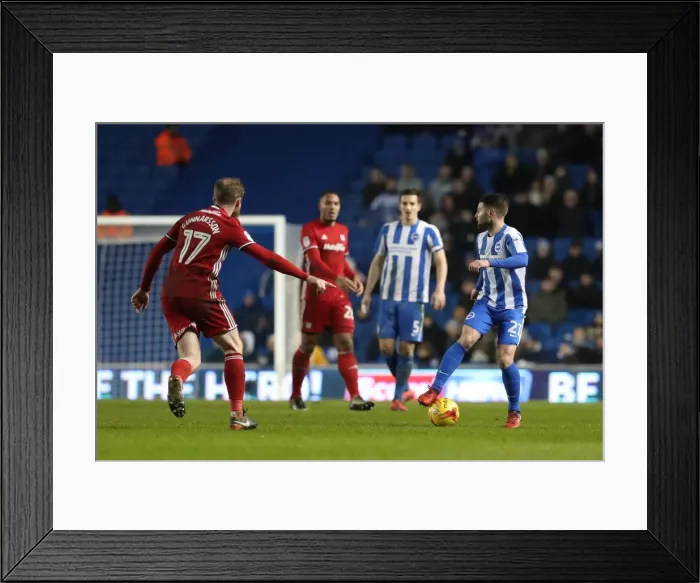 Framed Print : Intense EFL Sky Bet Championship Clash: Brighton & Hove Albion vs. Cardiff City (24th January 2017) Framed Print : Intense EFL Sky Bet Championship Clash: Brighton & Hove Albion vs. Cardiff City (24th January 2017)