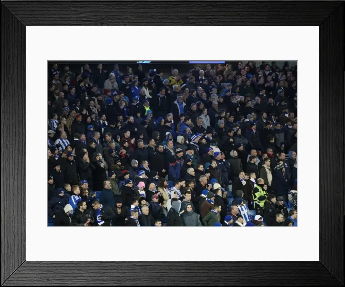 Framed Print : Championship Showdown: Brighton and Hove Albion vs. Cardiff City at the American Express Community Stadium (24th January 2017) Framed Print : Championship Showdown: Brighton and Hove Albion vs. Cardiff City at the American Express Community Stadium (24th January 2017)