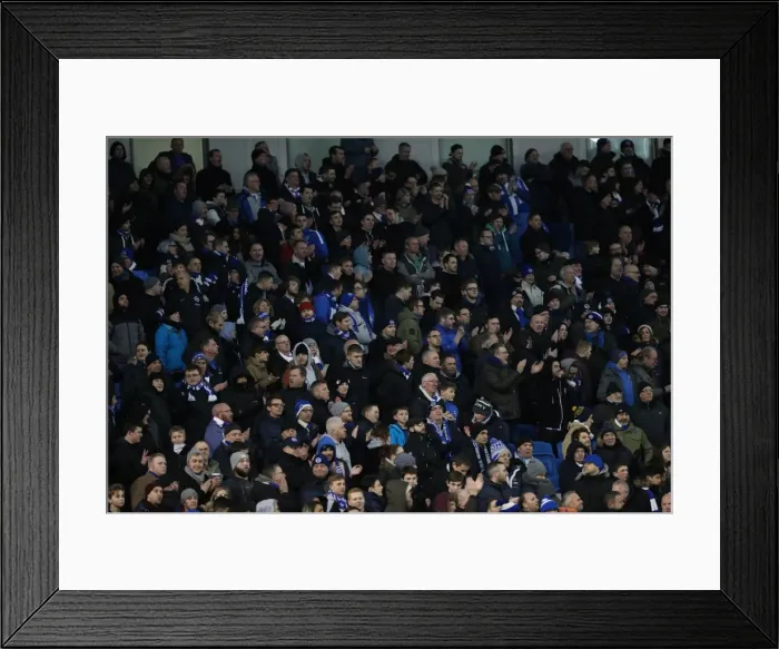 Framed Print : Championship Clash: Brighton and Hove Albion vs. Cardiff City at American Express Community Stadium (January 2017) Framed Print : Championship Clash: Brighton and Hove Albion vs. Cardiff City at American Express Community Stadium (January 2017)