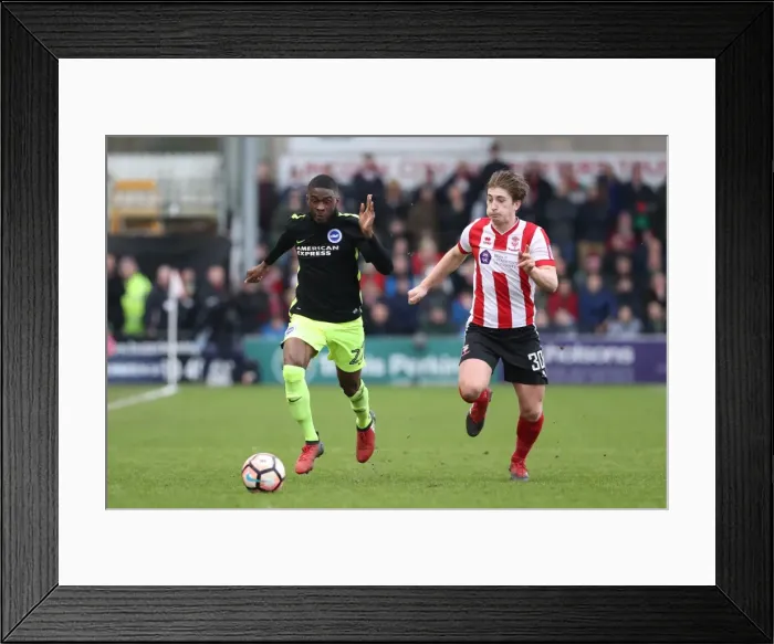 Framed Print : Brighton and Hove Albion vs. Lincoln City: FA Cup 4th Round Battle at Sincil Bank (28JAN17) Framed Print : Brighton and Hove Albion vs. Lincoln City: FA Cup 4th Round Battle at Sincil Bank (28JAN17)