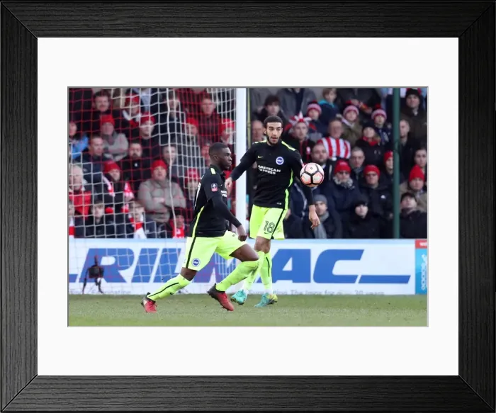 Framed Print : Brighton and Hove Albion vs. Lincoln City: FA Cup Fourth Round Clash at Sincil Bank (28JAN17) Framed Print : Brighton and Hove Albion vs. Lincoln City: FA Cup Fourth Round Clash at Sincil Bank (28JAN17)