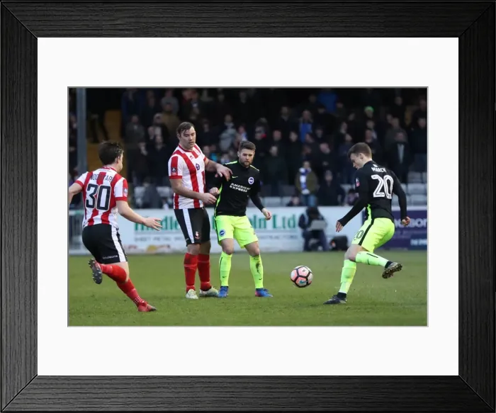 Framed Print : Brighton and Hove Albion vs. Lincoln City: FA Cup 4th Round Battle at Sincil Bank (28JAN17) Framed Print : Brighton and Hove Albion vs. Lincoln City: FA Cup 4th Round Battle at Sincil Bank (28JAN17)