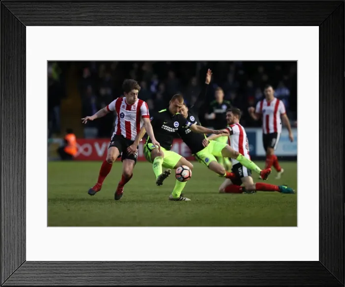 Framed Print : Brighton and Hove Albion vs. Lincoln City: FA Cup 4th Round Battle at Sincil Bank (28JAN17) Framed Print : Brighton and Hove Albion vs. Lincoln City: FA Cup 4th Round Battle at Sincil Bank (28JAN17)