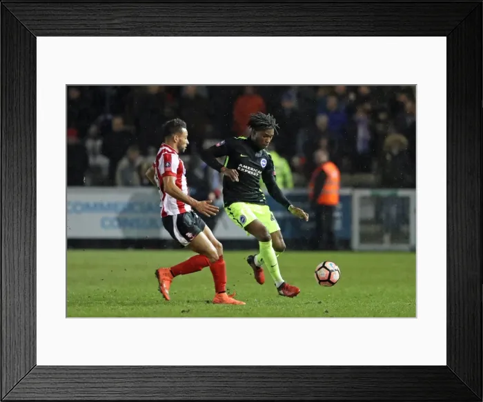 Framed Print : Brighton and Hove Albion vs. Lincoln City: FA Cup 4th Round Battle at Sincil Bank (28Jan17) Framed Print : Brighton and Hove Albion vs. Lincoln City: FA Cup 4th Round Battle at Sincil Bank (28Jan17)