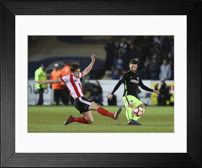 Framed Print : Brighton and Hove Albion vs. Lincoln City: FA Cup Fourth Round Clash at Sincil Bank (28JAN17) Framed Print : Brighton and Hove Albion vs. Lincoln City: FA Cup Fourth Round Clash at Sincil Bank (28JAN17)