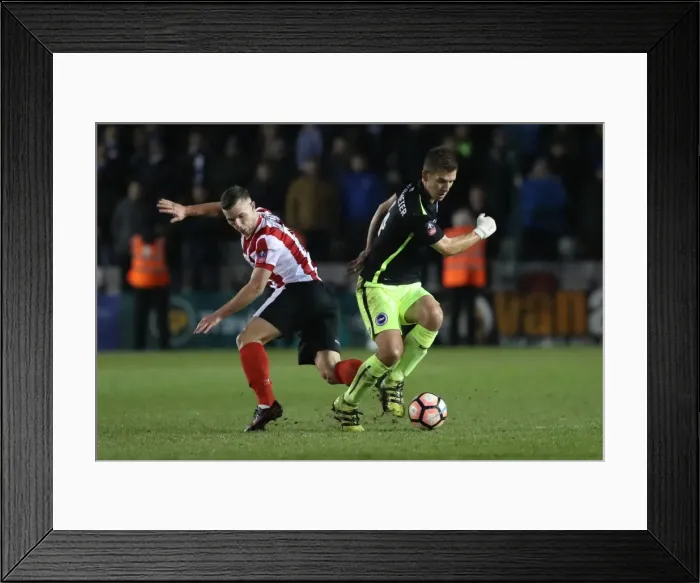 Framed Print : Brighton and Hove Albion vs. Lincoln City: FA Cup 4th Round Battle at Sincil Bank (28Jan17) Framed Print : Brighton and Hove Albion vs. Lincoln City: FA Cup 4th Round Battle at Sincil Bank (28Jan17)