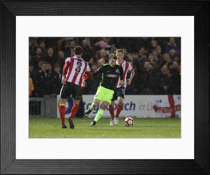 Framed Print : Brighton and Hove Albion vs. Lincoln City: FA Cup 4th Round Battle at Sincil Bank (28JAN17) Framed Print : Brighton and Hove Albion vs. Lincoln City: FA Cup 4th Round Battle at Sincil Bank (28JAN17)