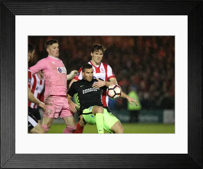 Framed Print : Brighton and Hove Albion vs. Lincoln City: FA Cup 4th Round Clash at Sincil Bank (28JAN17) Framed Print : Brighton and Hove Albion vs. Lincoln City: FA Cup 4th Round Clash at Sincil Bank (28JAN17)