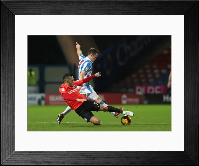 Framed Print : 2nd February 2017: Huddersfield Town vs. Brighton and Hove Albion - EFL Sky Bet Championship Clash at The John Smiths Stadium Framed Print : 2nd February 2017: Huddersfield Town vs. Brighton and Hove Albion - EFL Sky Bet Championship Clash at The John Smiths Stadium