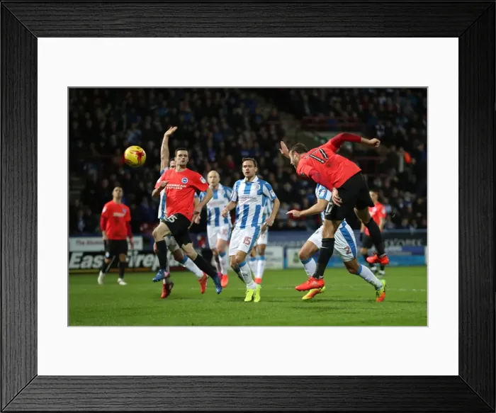 Framed Print : Brighton and Hove Albion vs. Huddersfield Town: EFL Sky Bet Championship Showdown at The John Smiths Stadium (02FEB17) Framed Print : Brighton and Hove Albion vs. Huddersfield Town: EFL Sky Bet Championship Showdown at The John Smiths Stadium (02FEB17)