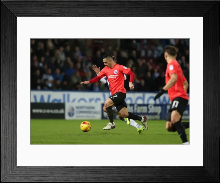 Framed Print : Brighton and Hove Albion vs. Huddersfield Town: EFL Sky Bet Championship Showdown at The John Smiths Stadium (02FEB17) Framed Print : Brighton and Hove Albion vs. Huddersfield Town: EFL Sky Bet Championship Showdown at The John Smiths Stadium (02FEB17)