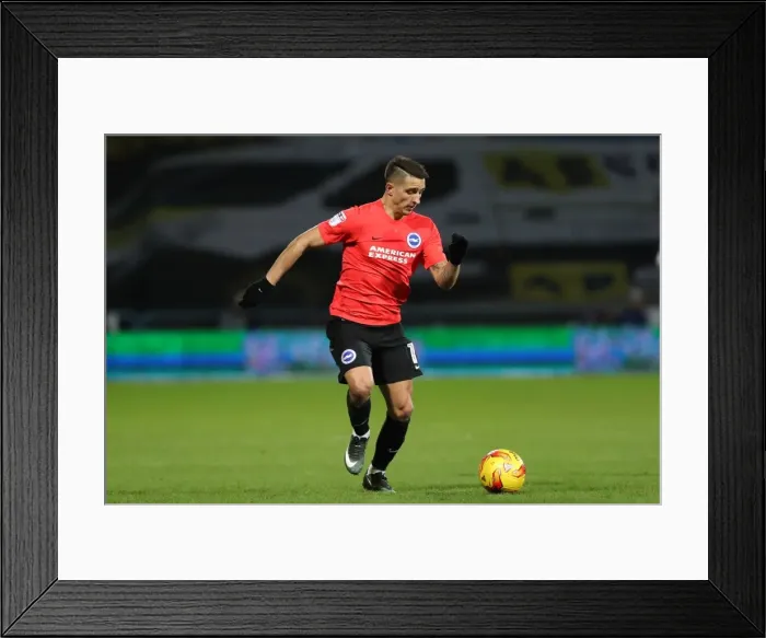 Framed Print : Brighton and Hove Albion vs. Huddersfield Town: EFL Sky Bet Championship Showdown at The John Smiths Stadium (02FEB17) Framed Print : Brighton and Hove Albion vs. Huddersfield Town: EFL Sky Bet Championship Showdown at The John Smiths Stadium (02FEB17)
