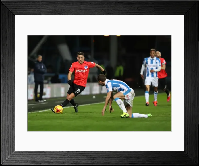 Framed Print : Brighton and Hove Albion vs. Huddersfield Town: EFL Sky Bet Championship Showdown at The John Smiths Stadium (02FEB17) Framed Print : Brighton and Hove Albion vs. Huddersfield Town: EFL Sky Bet Championship Showdown at The John Smiths Stadium (02FEB17)