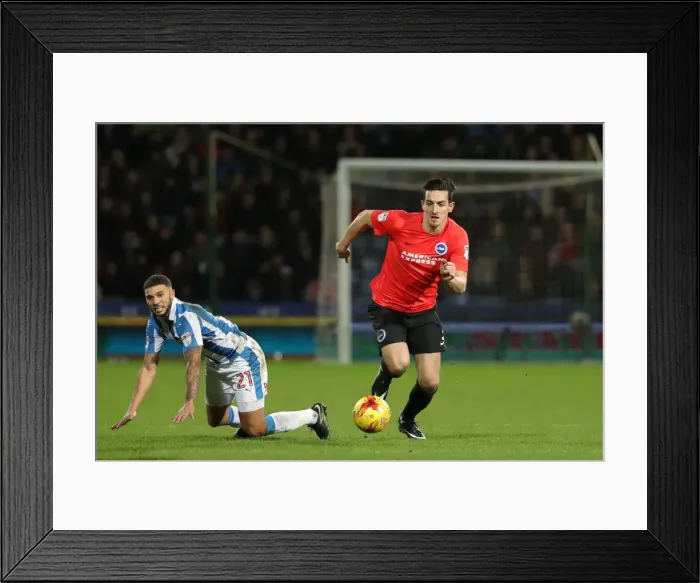 Framed Print : Brighton and Hove Albion vs. Huddersfield Town: EFL Sky Bet Championship Showdown at The John Smiths Stadium (02FEB17) Framed Print : Brighton and Hove Albion vs. Huddersfield Town: EFL Sky Bet Championship Showdown at The John Smiths Stadium (02FEB17)