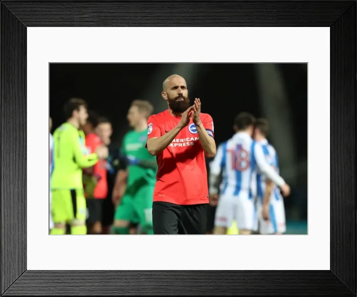 Framed Print : Brighton and Hove Albion vs. Huddersfield Town: EFL Sky Bet Championship Showdown at The John Smiths Stadium (02FEB17) Framed Print : Brighton and Hove Albion vs. Huddersfield Town: EFL Sky Bet Championship Showdown at The John Smiths Stadium (02FEB17)