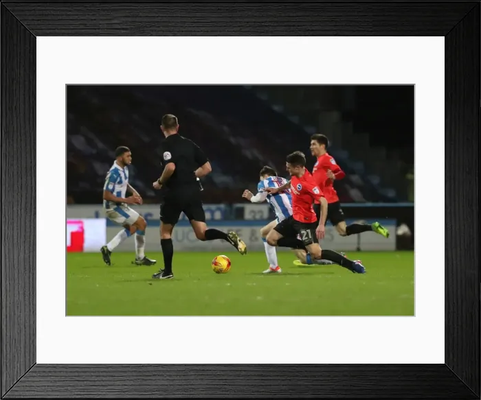 Framed Print : Brighton and Hove Albion vs. Huddersfield Town: EFL Sky Bet Championship Showdown at The John Smiths Stadium (02FEB17) Framed Print : Brighton and Hove Albion vs. Huddersfield Town: EFL Sky Bet Championship Showdown at The John Smiths Stadium (02FEB17)