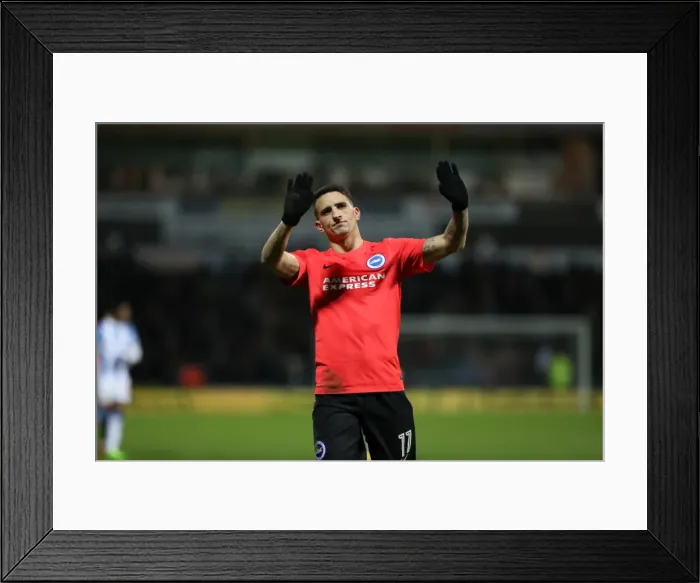 Framed Print : Brighton and Hove Albion vs. Huddersfield Town: EFL Sky Bet Championship Showdown at The John Smiths Stadium (02FEB17) Framed Print : Brighton and Hove Albion vs. Huddersfield Town: EFL Sky Bet Championship Showdown at The John Smiths Stadium (02FEB17)