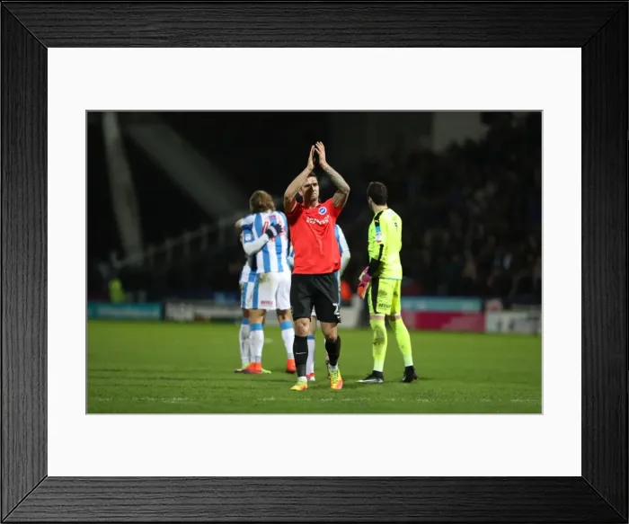 Framed Print : Brighton and Hove Albion vs. Huddersfield Town: EFL Sky Bet Championship Showdown at The John Smiths Stadium (02FEB17) Framed Print : Brighton and Hove Albion vs. Huddersfield Town: EFL Sky Bet Championship Showdown at The John Smiths Stadium (02FEB17)