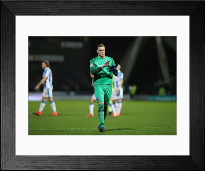 Framed Print : Brighton and Hove Albion vs. Huddersfield Town: EFL Sky Bet Championship Showdown at The John Smiths Stadium (02FEB17) Framed Print : Brighton and Hove Albion vs. Huddersfield Town: EFL Sky Bet Championship Showdown at The John Smiths Stadium (02FEB17)