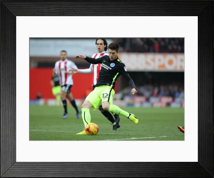 Framed Print : Championship Showdown: Brentford vs. Brighton and Hove Albion at Griffin Park (05FEB17) Framed Print : Championship Showdown: Brentford vs. Brighton and Hove Albion at Griffin Park (05FEB17)