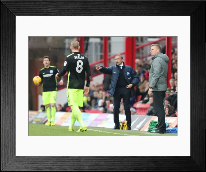 Framed Print : Battle in the Championship: Brentford vs. Brighton & Hove Albion (05FEB17) Framed Print : Battle in the Championship: Brentford vs. Brighton & Hove Albion (05FEB17)