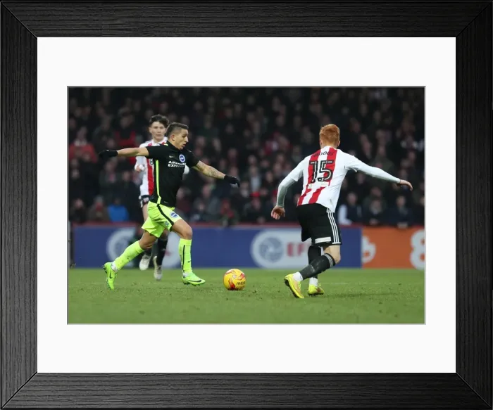 Framed Print : Battling in the Championship: Brentford vs. Brighton & Hove Albion (05FEB17) Framed Print : Battling in the Championship: Brentford vs. Brighton & Hove Albion (05FEB17)
