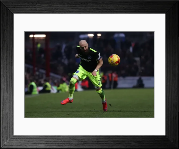 Framed Print : Championship Showdown: Brentford vs. Brighton & Hove Albion at Griffin Park (05FEB17) Framed Print : Championship Showdown: Brentford vs. Brighton & Hove Albion at Griffin Park (05FEB17)