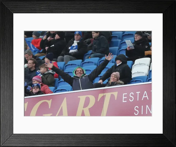 Framed Print : Brighton and Hove Albion vs. Burton Albion: EFL Sky Bet Championship Showdown at American Express Community Stadium (February 11, 2017) Framed Print : Brighton and Hove Albion vs. Burton Albion: EFL Sky Bet Championship Showdown at American Express Community Stadium (February 11, 2017)