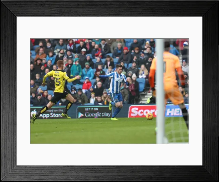 Framed Print : Brighton and Hove Albion vs. Burton Albion: EFL Sky Bet Championship Showdown at American Express Community Stadium (February 11, 2017) Framed Print : Brighton and Hove Albion vs. Burton Albion: EFL Sky Bet Championship Showdown at American Express Community Stadium (February 11, 2017)