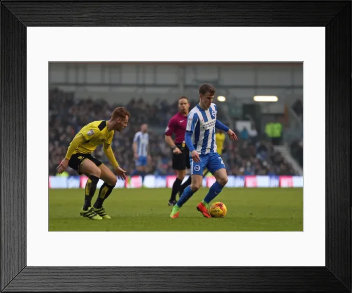 Framed Print : Brighton and Hove Albion vs. Burton Albion: EFL Sky Bet Championship Showdown at American Express Community Stadium (February 11, 2017) Framed Print : Brighton and Hove Albion vs. Burton Albion: EFL Sky Bet Championship Showdown at American Express Community Stadium (February 11, 2017)