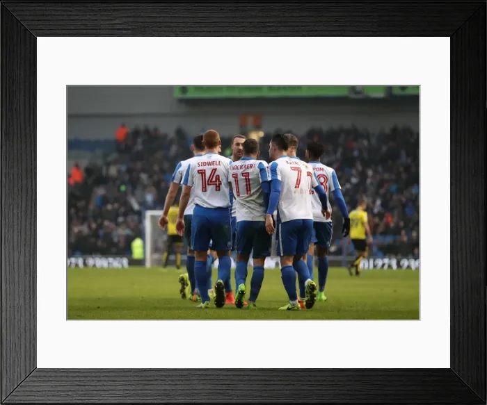 Framed Print : Brighton and Hove Albion vs. Burton Albion: EFL Sky Bet Championship Showdown at American Express Community Stadium (February 11, 2017)