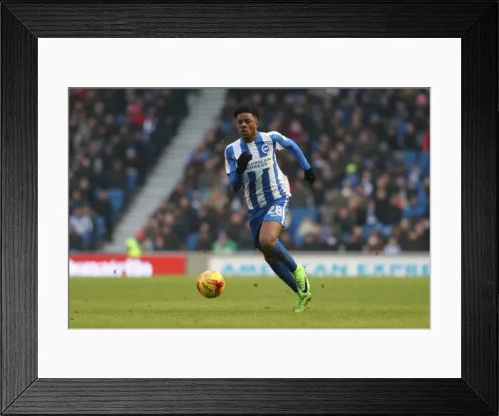 Framed Print : Intense Championship Showdown: Brighton and Hove Albion vs. Burton Albion (11FEB17)