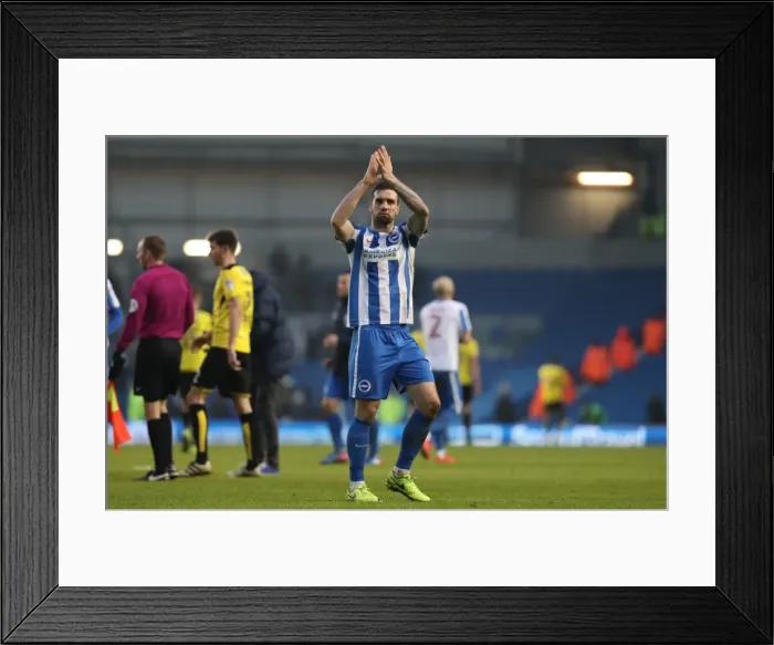 Framed Print : Brighton and Hove Albion vs. Burton Albion: EFL Sky Bet Championship Showdown at American Express Community Stadium (February 11, 2017) Framed Print : Brighton and Hove Albion vs. Burton Albion: EFL Sky Bet Championship Showdown at American Express Community Stadium (February 11, 2017)