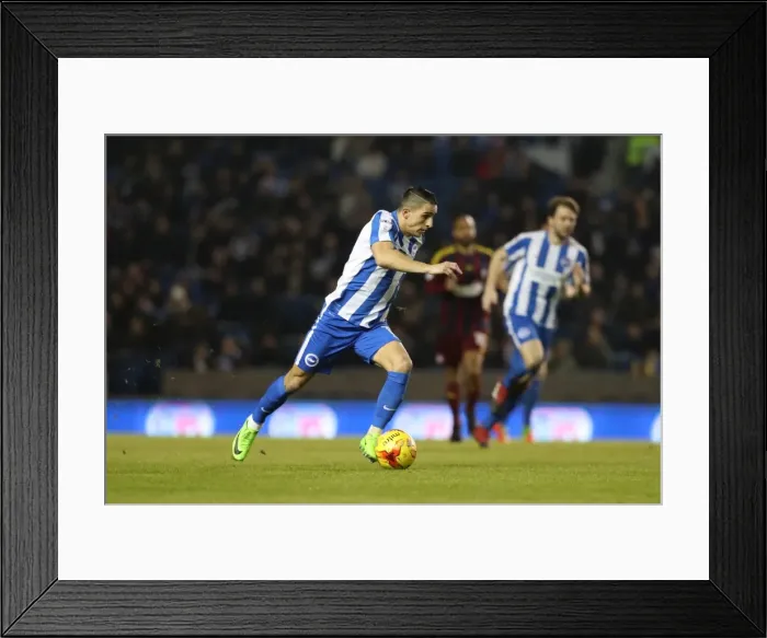 Framed Print : Brighton & Hove Albion's Anthony Knockaert in Action against Ipswich Town (14 February 2017, EFL Sky Bet Championship) Framed Print : Brighton & Hove Albion's Anthony Knockaert in Action against Ipswich Town (14 February 2017, EFL Sky Bet Championship)