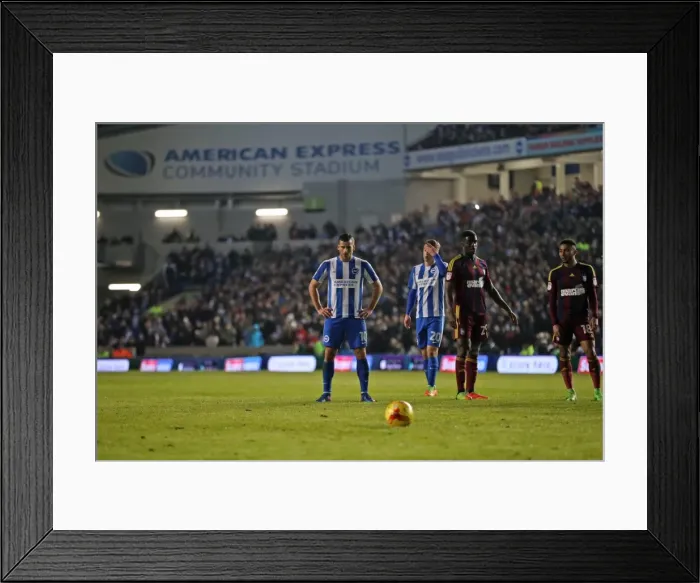 Framed Print : Tomer Hemed Scores Dramatic Penalty for Brighton & Hove Albion Against Ipswich Town (14 February 2017) Framed Print : Tomer Hemed Scores Dramatic Penalty for Brighton & Hove Albion Against Ipswich Town (14 February 2017)