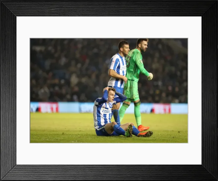 Framed Print : Brighton & Hove Albion's Solly March Disappointed by Penalty Decision Against Ipswich Town (14FEB17) Framed Print : Brighton & Hove Albion's Solly March Disappointed by Penalty Decision Against Ipswich Town (14FEB17)
