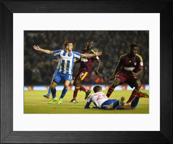 Framed Print : Controversial Penalty Claim: Knockaert vs Ipswich Town (Brighton & Hove Albion, 14 / 02 / 2017) Framed Print : Controversial Penalty Claim: Knockaert vs Ipswich Town (Brighton & Hove Albion, 14 / 02 / 2017)