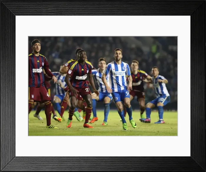 Framed Print : Championship Showdown: Brighton & Hove Albion vs. Ipswich Town (14 February 2017) Framed Print : Championship Showdown: Brighton & Hove Albion vs. Ipswich Town (14 February 2017)